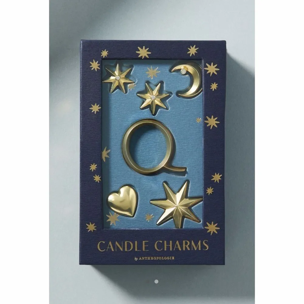 Anthropologie Monogram Candle Charms Letter Q New In Box